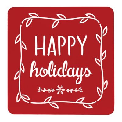 Image showing  Cut Metal Holiday Sentiment Sign (Set of 2)
