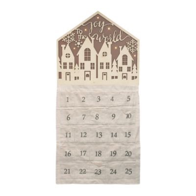 Melrose International LED Joy to the World Christmas Countdown 34.5 in. H