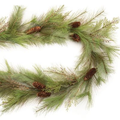 Image showing  Long Needle Pine and Pinecone Garland 6'L