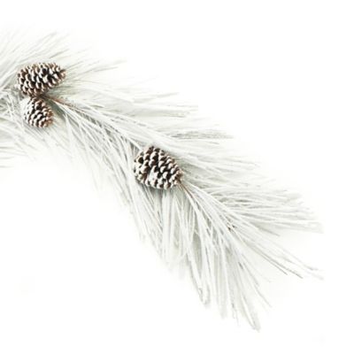 Image showing  Flocked Long Needle Pine Garland 48 in. L