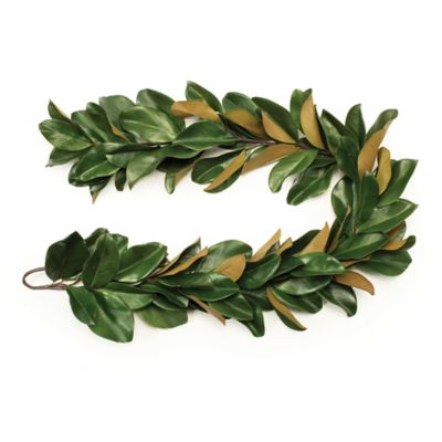 Melrose International Magnolia Leaf Garland 5'L