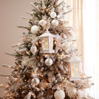 Image showing  LED Winter Lantern 14 in. H