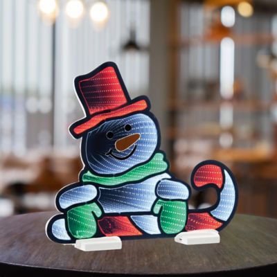 Image showing  Snowman Candy Cane Ekkolight 21.5 in. L