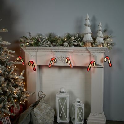 Image showing  Candy Cane Ekkolight Garland 68 in. L