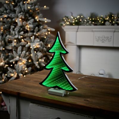 Image showing  Green Pine Tree Ekkolight 11.75 in. H