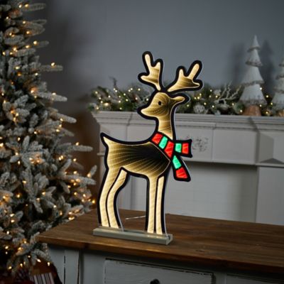Image showing  Deer with Scarf Ekkolight 23.5 in. H