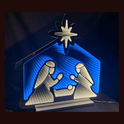 Melrose International Nativity Scene Ekkolight 24.5 in. H