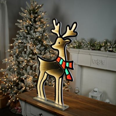 Image showing  Deer with Scarf Ekkolight 33 in. H
