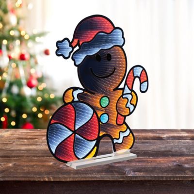 Image showing  Peppermint Gingerbread Man Ekkolight 29.5 in. H