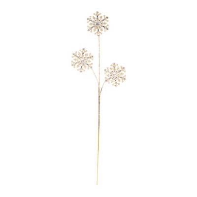 Image showing  Jeweled Snowflake Spray (Set of 2)