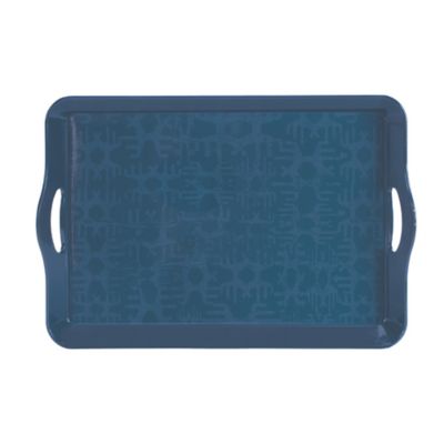 Image showing  Abstract Geometric Print Tray 17 in. L