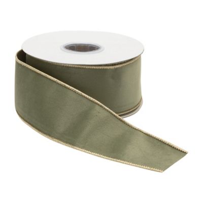 Image showing  Green Wired Ribbon (Set of 2)