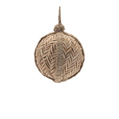 Image showing  Woven Bamboo Ornament (Set of 6)