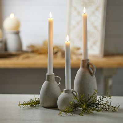 Image showing  11 in. FIA Wick White Taper Candle (Set of 2)