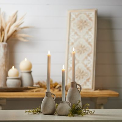 Image showing  11 in. FIA Wick White Taper Candle (Set of 2)