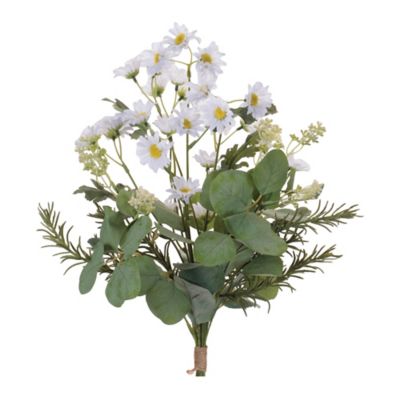 Melrose International Mini Daisy Floral Bundle Set of 2