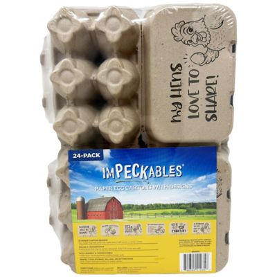 ImPECKables 6-Egg Printed Paper Egg Cartons, 24 pk.