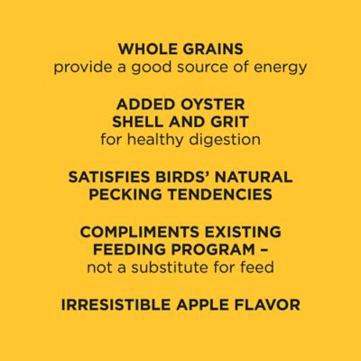 Image showing  Apple Poultry Treat Block, 25 lb.