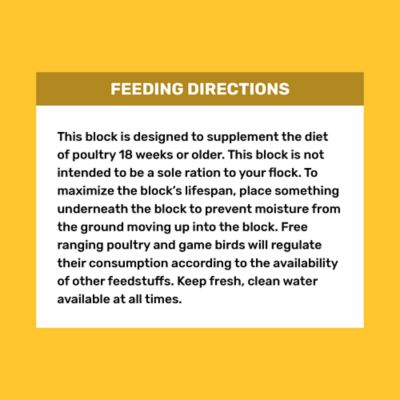 Image showing  Apple Poultry Treat Block, 25 lb.