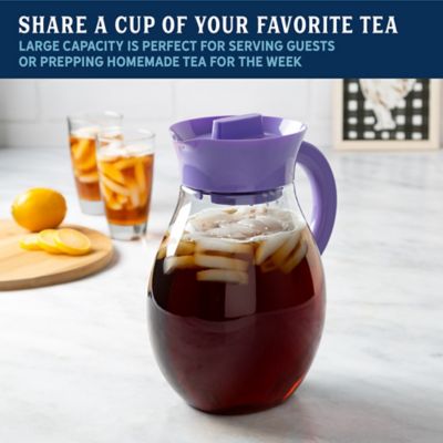 Image showing  1 Gallon IcedTea Pitcher Lilac Brew and Serve