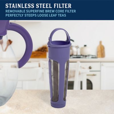 Image showing  1 Gallon IcedTea Pitcher Lilac Brew and Serve