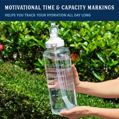 Image showing  Half Gallon Motivational Bottle, White