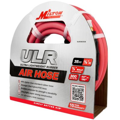 Image showing  3/8 in. x 35 ft. Ultra Lightweight Rubber Hose (w/ 3/8 in. NPT ends)