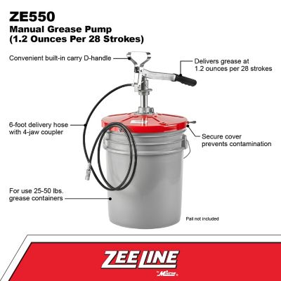 Image showing  Manual Grease Pump W/6 FT Hose