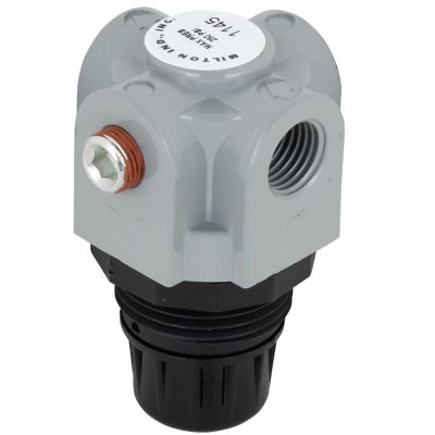 Image showing  Mini Heavy-Duty Air Pressure Regulator, 1/4 in. NPT Compressed Air System, 250 PSI