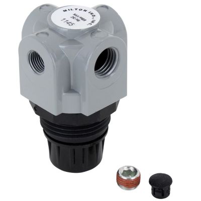 Image showing  Mini Heavy-Duty Air Pressure Regulator, 1/4 in. NPT Compressed Air System, 250 PSI