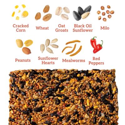 Image showing  Pepper and Worms Poultry Treat Cake, 26.9 oz.