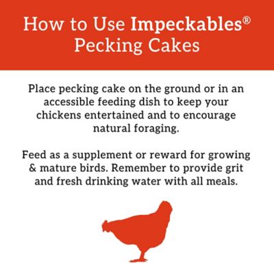 Image showing 5 th ImPECKables Pepper and Worms Poultry Treat Cake, 26.9 oz.