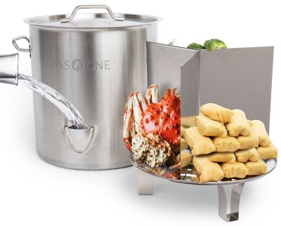 Gas One 20 qt Stainless Steel Steamer Pot
