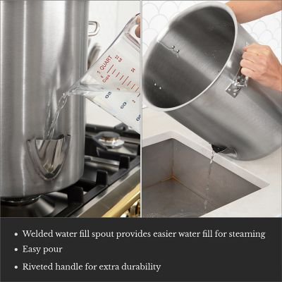 Image showing  40 qt Stainless Steel Steamer Pot