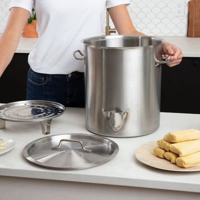 Image showing 6 th Gas One 40 qt Stainless Steel Steamer Pot