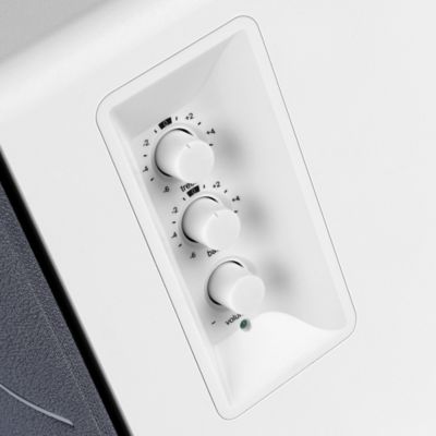 Image showing  42-Watt Continuous-Power Amplified Bookshelf Speakers, R1280T, 2 ct. (White)