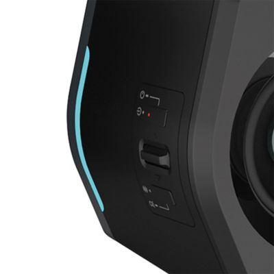 Image showing  Hecate G2000 32-Watt-Peak Bluetooth Subwoofer Stereo Speakers (Black)