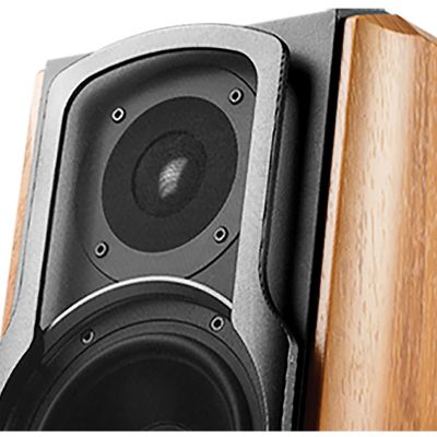 Image showing  S1000MKII 5.5-In. 120-Watt-RMS Amplified Bluetooth Bookshelf Speaker System with Remote