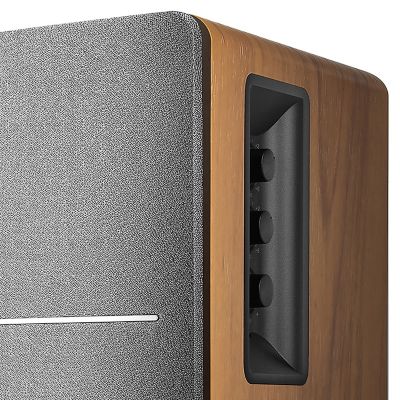 Image showing  R1280DB 42-Watt-RMS Amplified Bluetooth Bookshelf Speaker System (Brown)