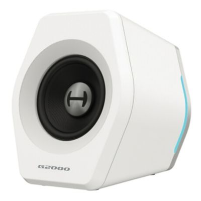Image showing  Hecate G2000 32-Watt-Peak Bluetooth Subwoofer Stereo Speakers (White)