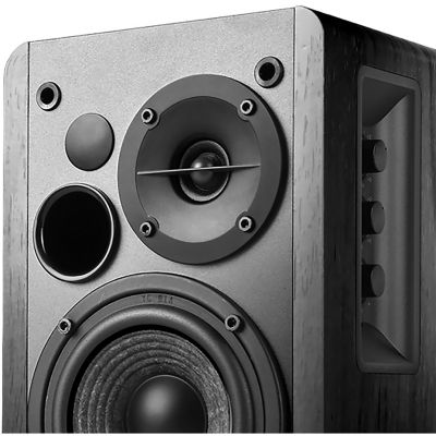 Image showing  R1280DB 42-Watt-RMS Amplified Bluetooth Bookshelf Speaker System (Black)