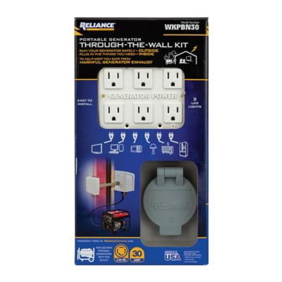 Image showing  Reliance Controls WKPBN Series Portable Generator Through-the-Wall Kit