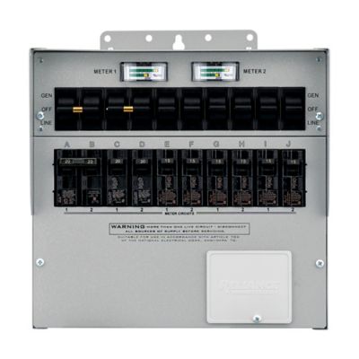 Image showing  Reliance Controls 10 Circuit Pro/Tran 2 Portable Generator Transfer Switch Kit