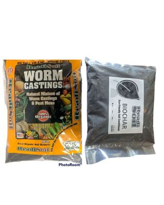 Readi-SOIL 10 lb. Readi Soil Worm Castings and 5 lb. Biochar