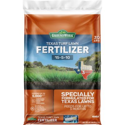 GroundWork 15-5-10 Texas Fertilizer 30LB