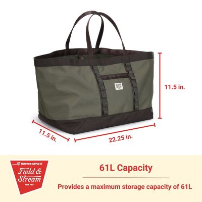 Image showing 6 th Field & Stream 61L Multi-Purpose Canvas Tote Bag
