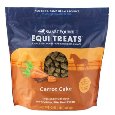 SmartEquine Equi Treat Bite Sized Pellets -EquiTreat, Carrot Cake