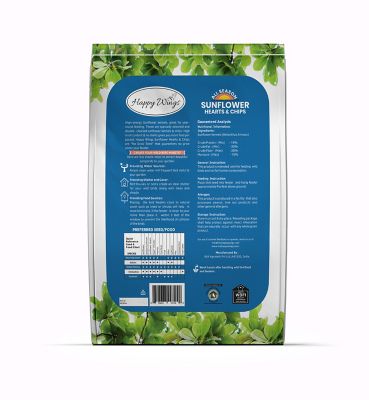 Image showing 1 th Happy Wings Sunflower Seed Hearts & Chips