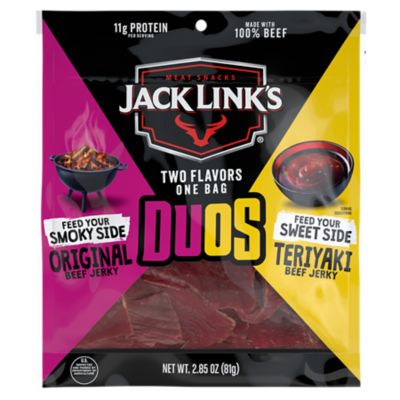Jack Link's 2.85oz Original/Teriyaki Duos Jerky