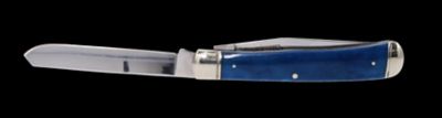 Image showing  Trapper Knife - Blue Bone